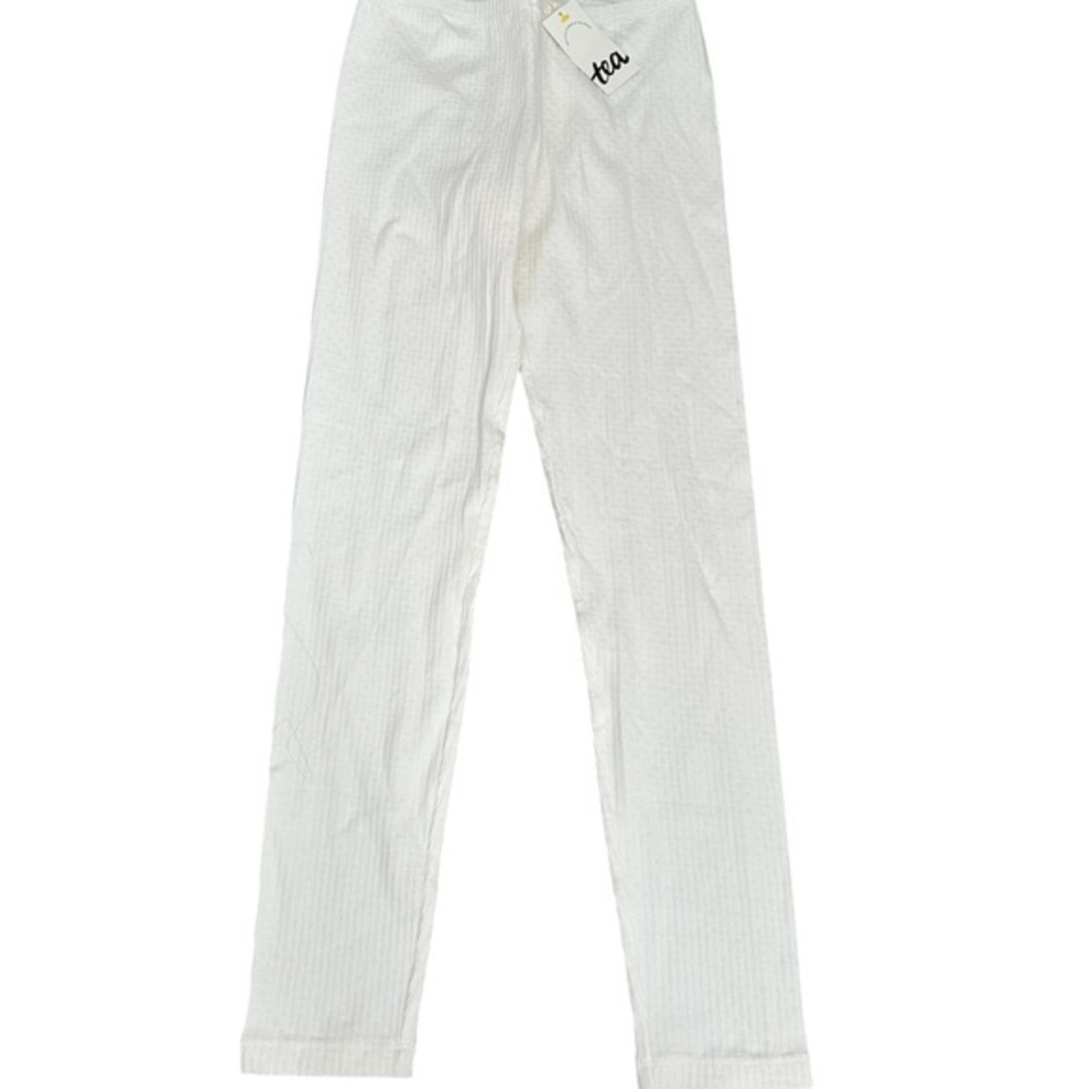 Tea Collection Cream Kids Leggings